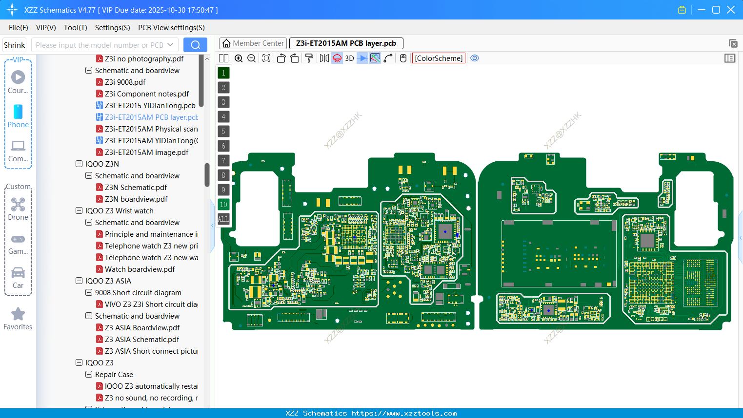 VIVO Z3i-ET2015AM PCB Layer